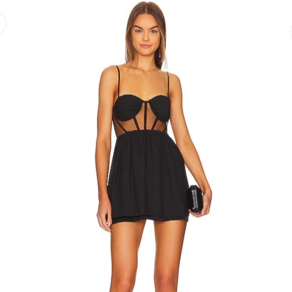 NBD Black Mini Dress